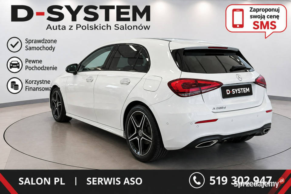 Mercedes A 200 22 Automat Salon Polska 1Wł elektrochrom. lusterko wst.