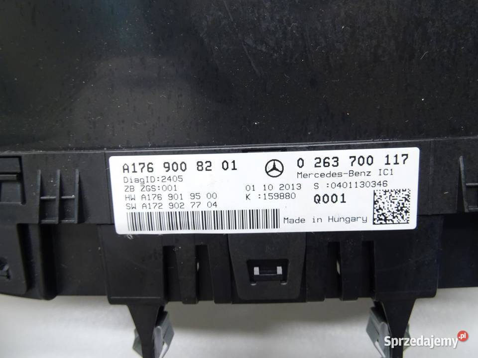LICZNIK ZEGARY ZEGAR A1769008201 16 CGI MERCEDES