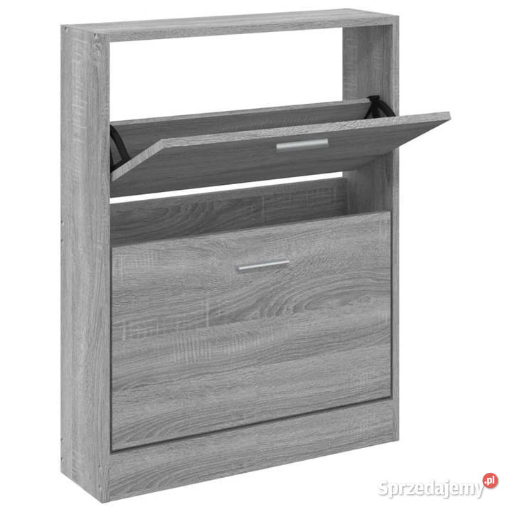 Szafka na buty szary dąb sonoma 59x17x81 Warszawa