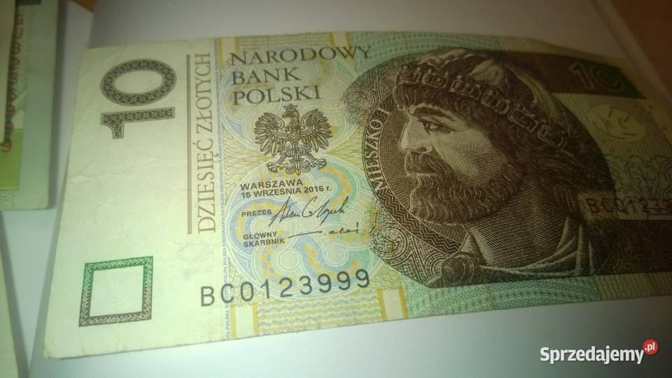 banknoty kolekcjonerskie 10zl