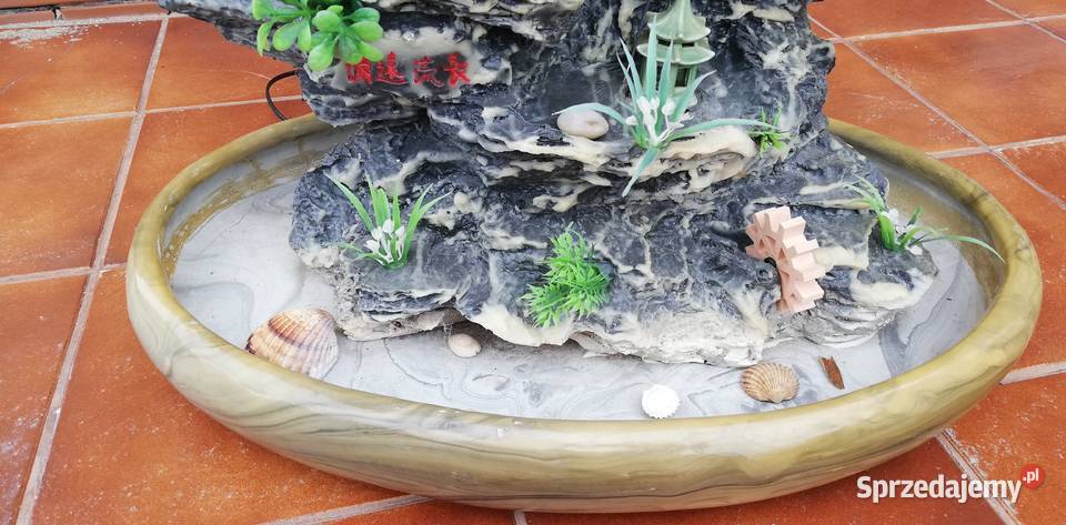 Fontanna kaskada ceramiczna wodospad pokojowa ogrodowa