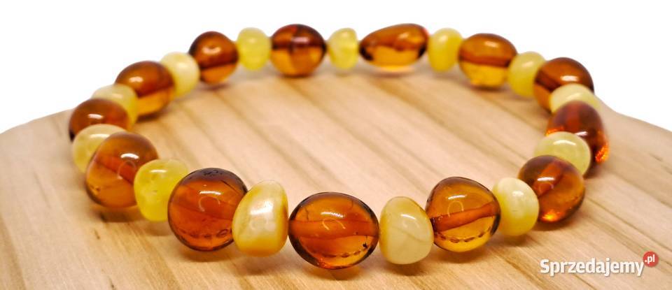 Bransoletka BURSZTYN bałtycki barok mleko Warszawa