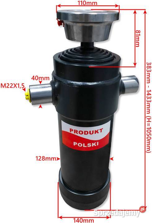 Siłownik skok 1050 kołyska agregat 12V KPL Pozostałe Solec Kujawski sprzedam