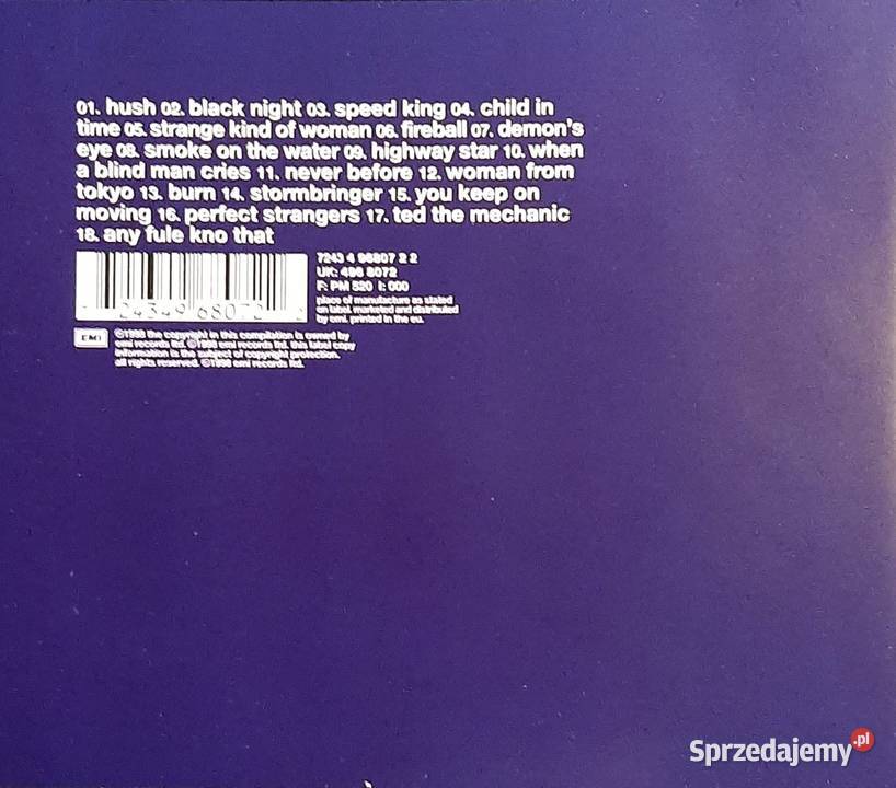 Super Album CD Zespołu DEEP PURPLE 30 Very Best Katowice