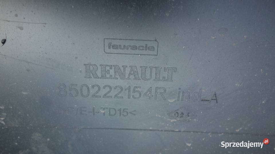 ZDERZAK TYLNY TYŁ RENAULT KADJAR śląskie Ruda Śląska