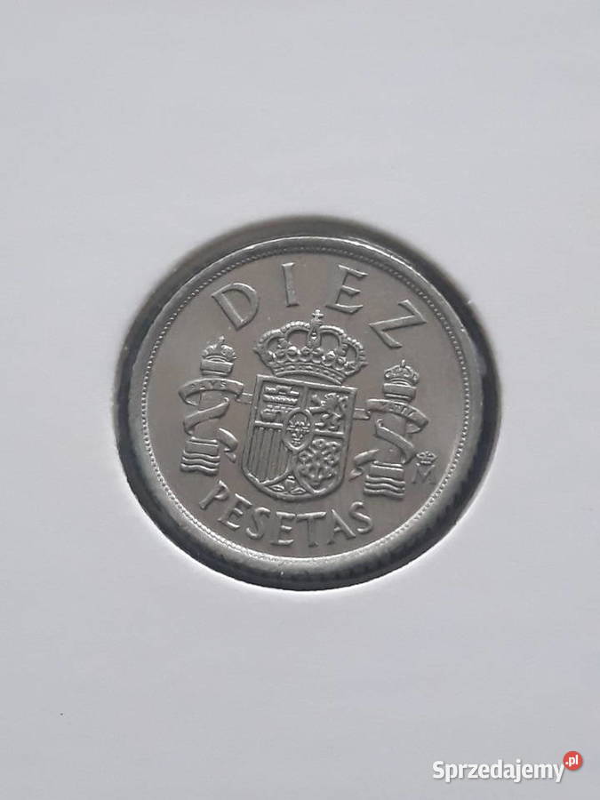 10 Pesetów Hiszpania 1984 r wielkopolskie Konin