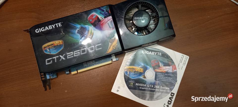 Grafika PCIE Gigabyte GTX 260 OC 896MB 448Bit Gigabyte