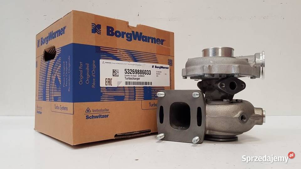 Nowa turbosprężarka BorgWarner 53269886033 Silniki i osprzęt mazowieckie Siedlce