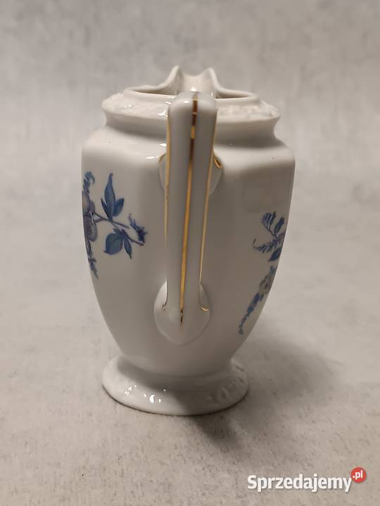 Rosenthal Maria Mlecznik Kobaltowa Róża Reliefy Porcelana i szkło Jawor sprzedam