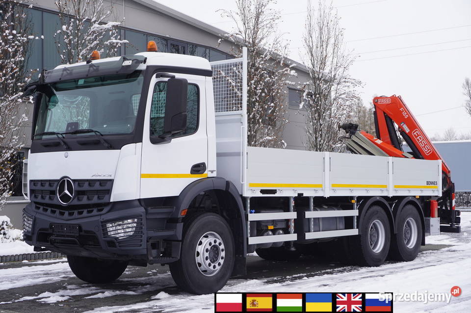 MercedesBenz Arocs 2633 burtowy HDS FASSI Kraków
