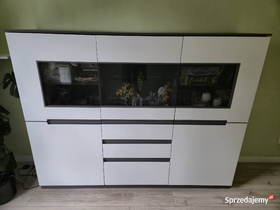 Komoda Klose 181 dąb kamienny biel LED kredens Gdańsk