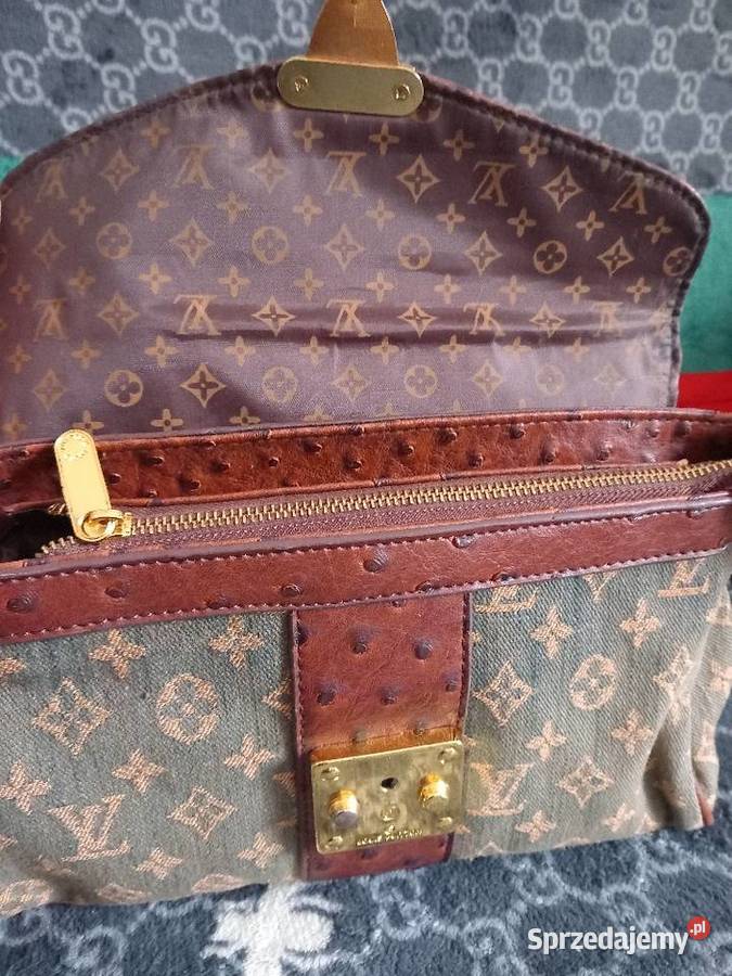 Louis vuitton piękna skorzana torebka vintage