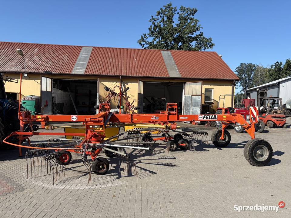 Zgrabiarka 2 karuzelowa Fella TS 1602 Do boku Fella Myszyniec