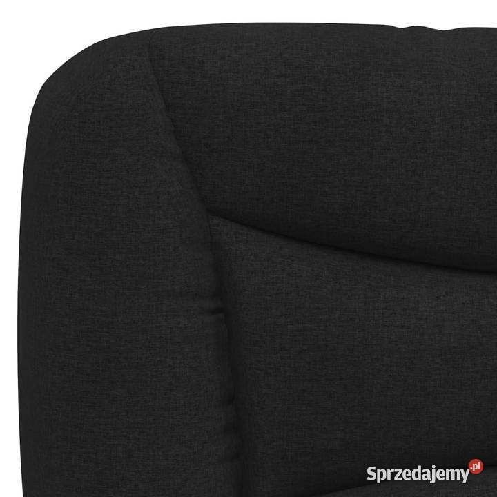 Rama łóżka z oświetleniem LED czarna tkanina 208cm Warszawa sprzedam