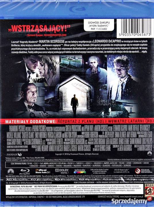 WYSPA TAJEMNIC LEONARDO DiCAPRIO BLURAY