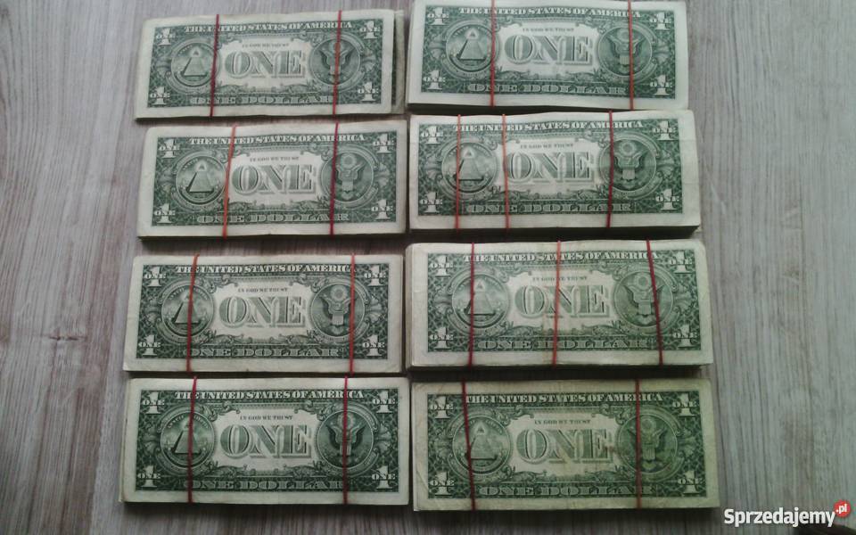 banknoty usa jednodolarowki Jasło sprzedam