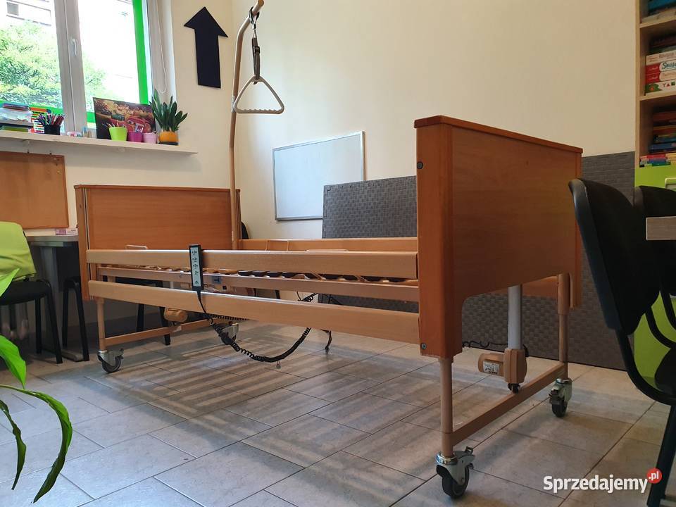 Łóżko rehabilitacyjne 3 funkcyjne sterowane świętokrzyskie Kielce sprzedam