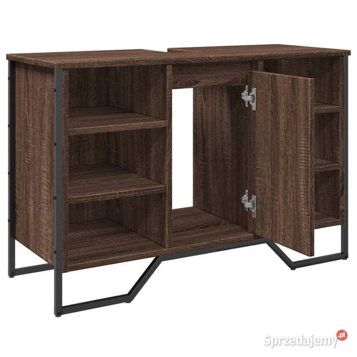 Szafka pod umywalkę brązowy dąb 91x35x60 Pozostałe Warszawa