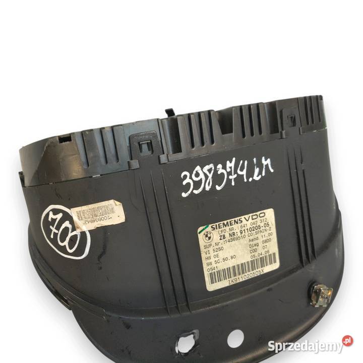 LICZNIK ZEGARY 911020505 BMW E90 E91 E92 20 D lubelskie Chełm