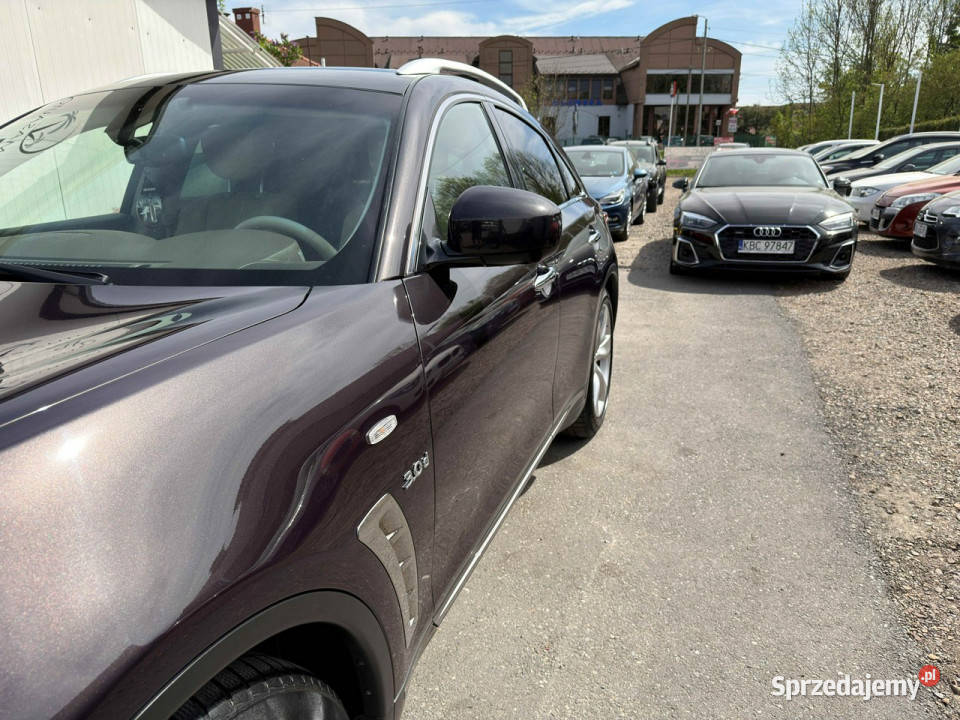 Infiniti QX70 RatyZamiana Gwarancja stan asystent pasa ruchu