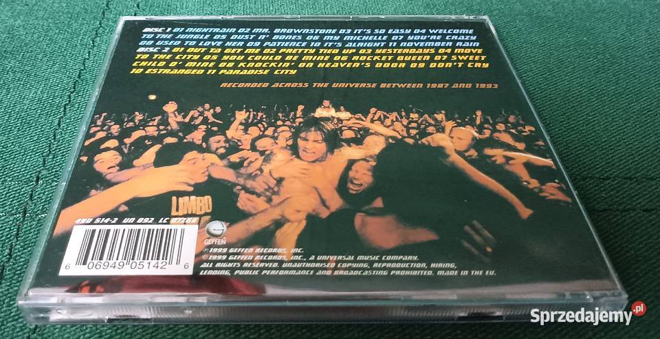 Guns N Roses GNR Live era 8793 1999 2CD sprzedam