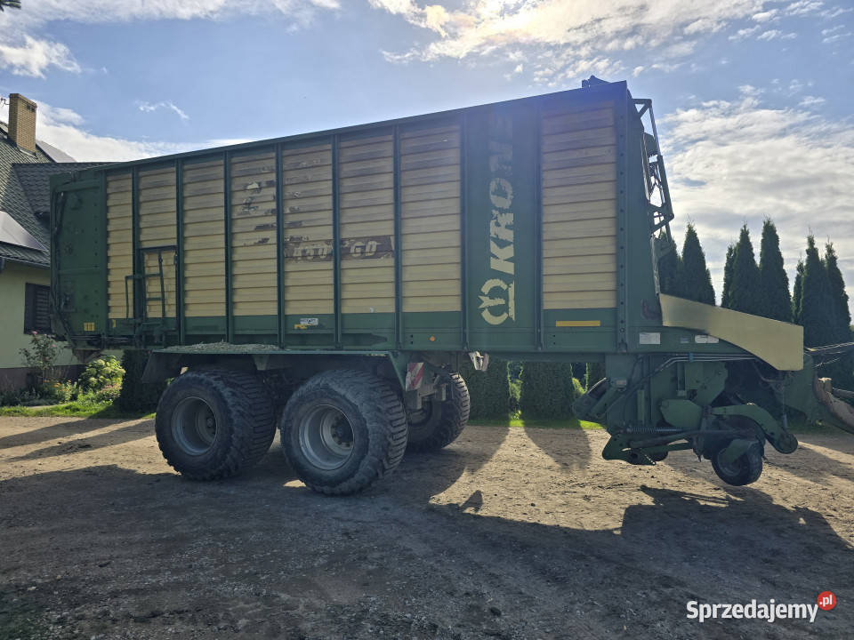 Przyczepa samozbierająca KRONE ZX 450 GD oś Kuków
