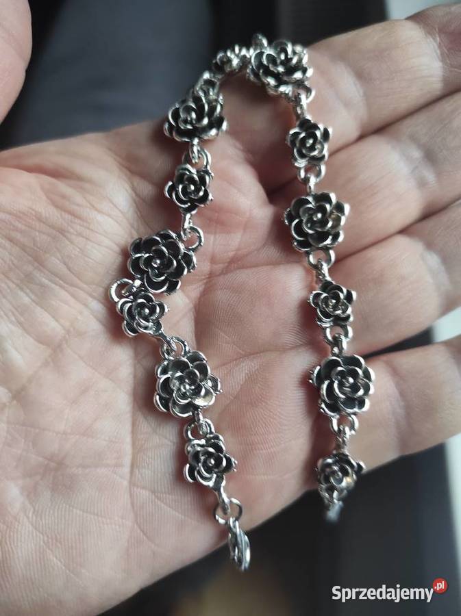 Piękna bransoletka różana Wrzosowo