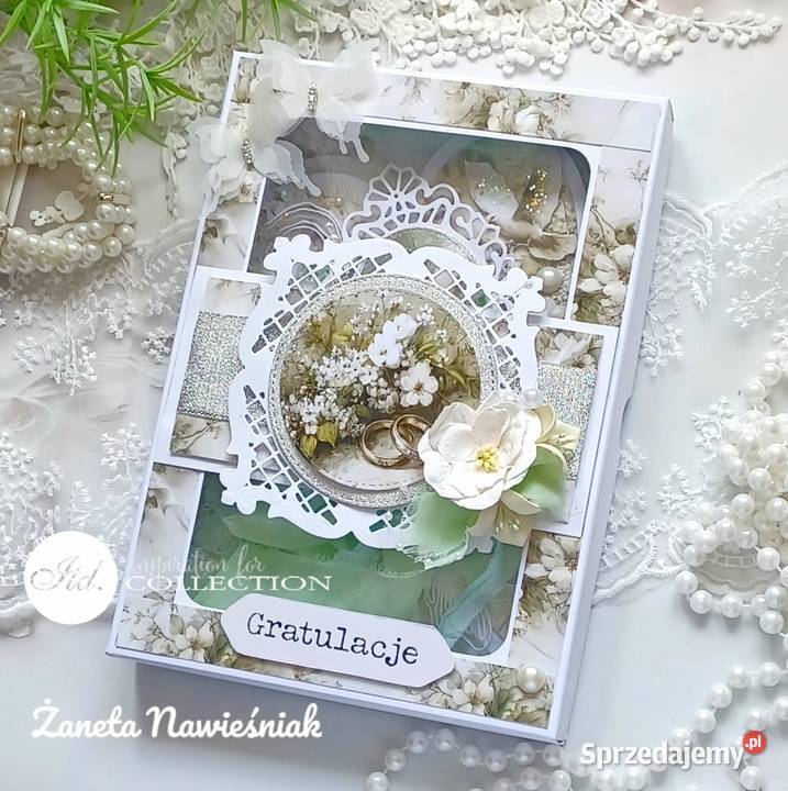 Kartka serce pamiątka ślubna małopolskie