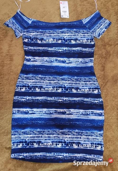 Niebieska sukienka Reserved L niebieski Legnica