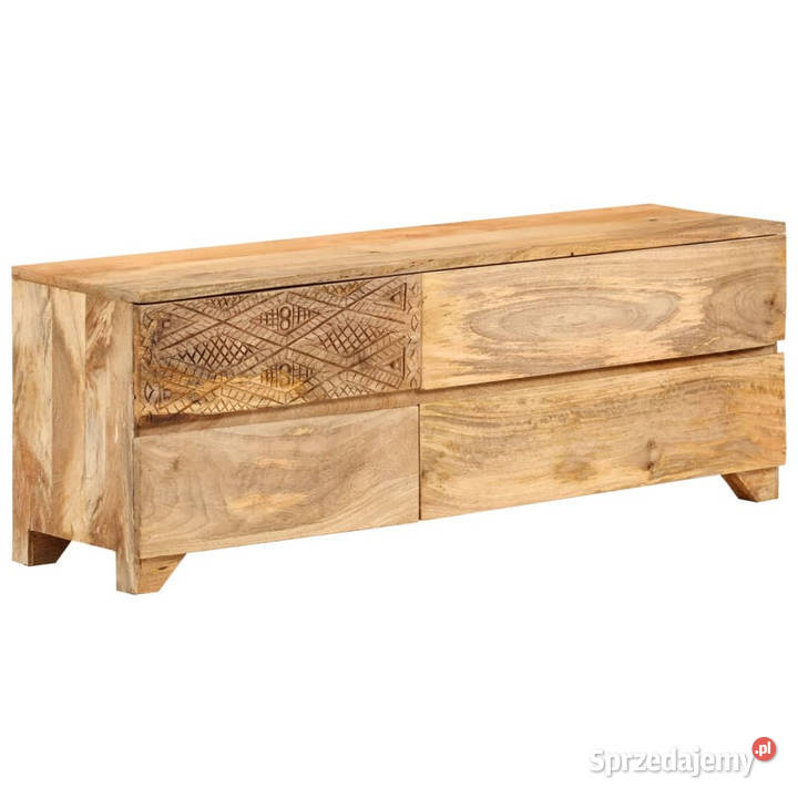 Szafka pod telewizor lite drewno mango 110x30x40 Warszawa