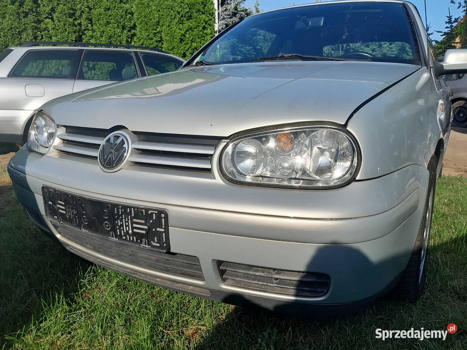 VW Golf IV 18 benzyna Cabrio z de alu BBS skóra wielkopolskie Wronki