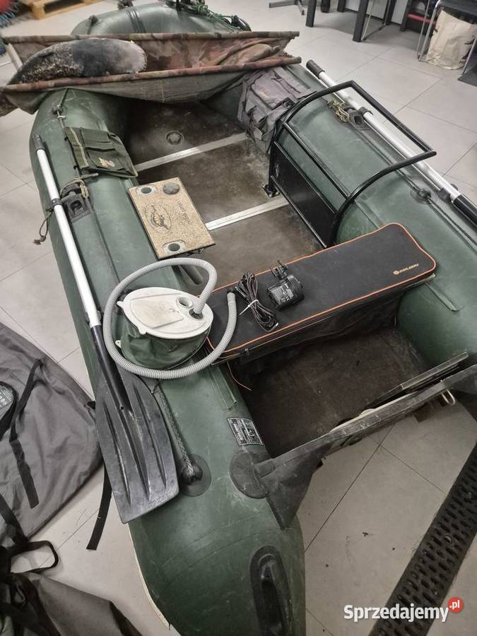 Ponton Kolibri 330D z kilem silnik elektryczny Mielec