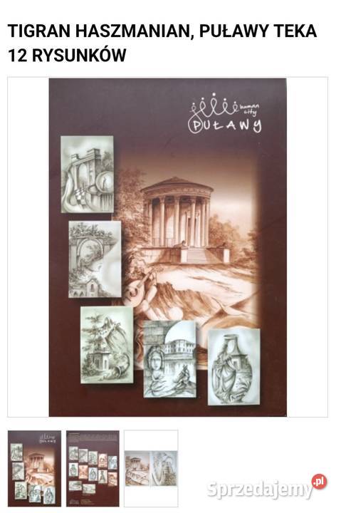 Stary OBRAZ RYSUNEK Tigran Khachmanian Lublin