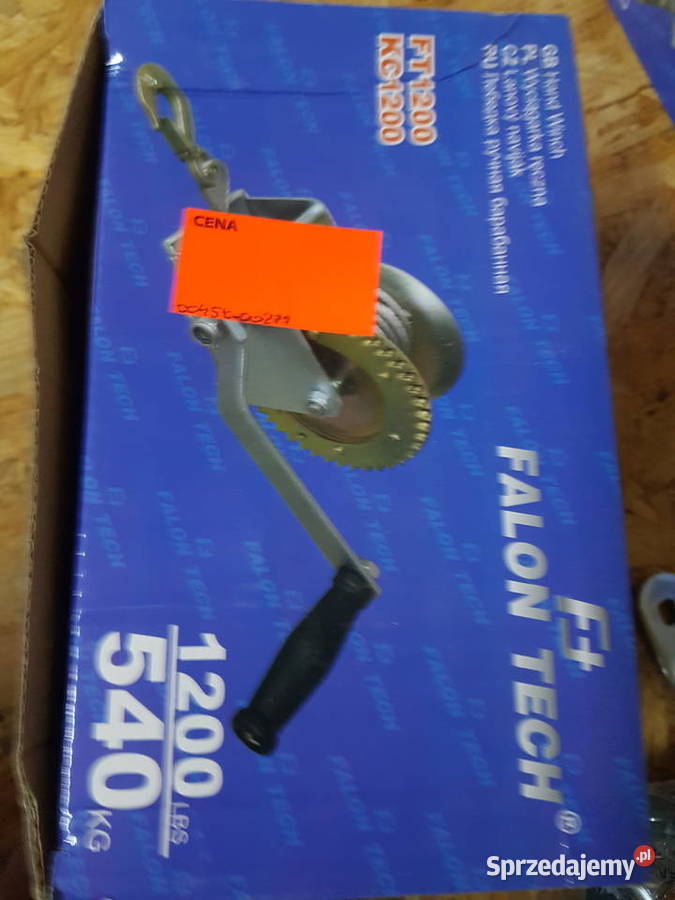 WCIĄGARKA WYCIĄGARKA RĘCZNA KORBA 545KGS 1200 Dom i Ogród Głogowa