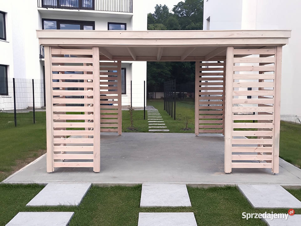 ALTANA 10 3x3m Ukośne Deseczki Papa Rynny Altany i wiaty pomorskie Gdańsk