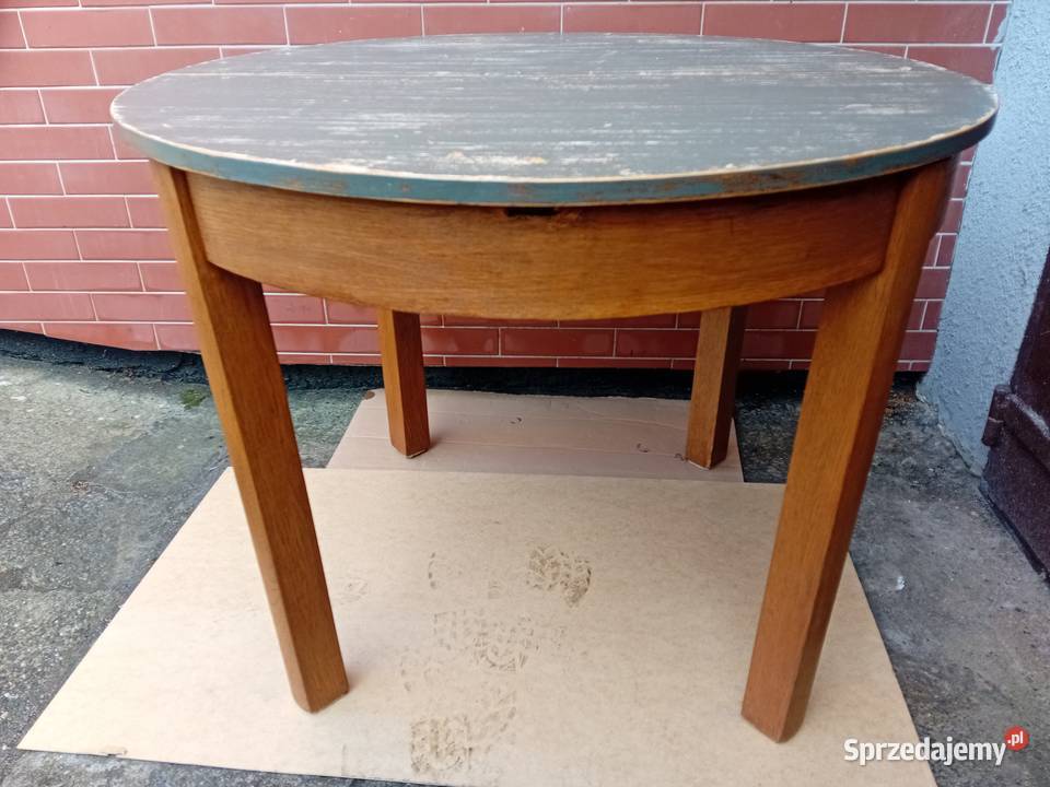 Stół okrągły drewniany 100 Bielsko-Biała sprzedam
