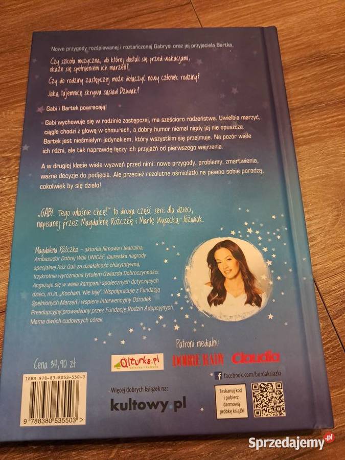 książka Gabi tego właśnie chcę Magdaleny Różczki Książki dla dzieci sprzedam