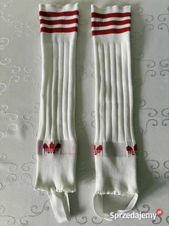 Getry adidas Originals Vintage 90s białe