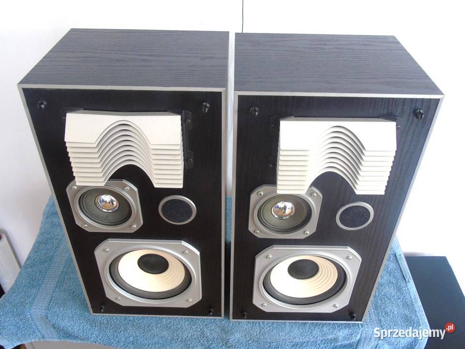 Śliczne Dallas JR100 świetne kolumny stereo Słuchawki i głośniki Jasło