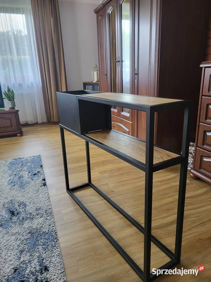 Półka loft konsola z DONICĄ regał loftowy Rumia sprzedam