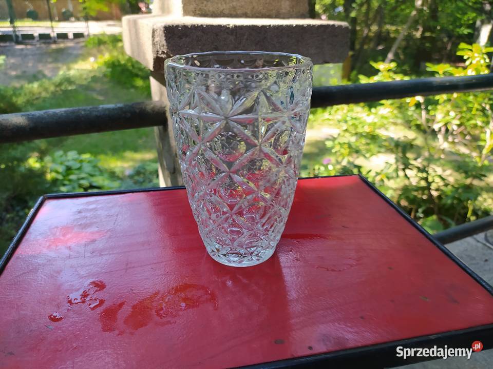 Stary wazon szkło prasowane katalogowana Warszawa