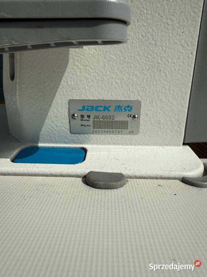 Jack JK 6692 Pfaff Durkopp Adler Minerwa maszyna