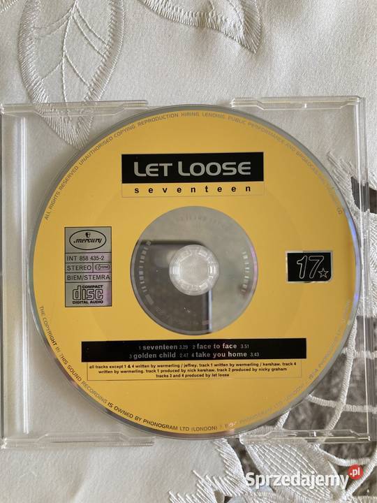 Płyta Cd Single Let Loose Seventeen Klasyka Lata Czerwionka-Leszczyny