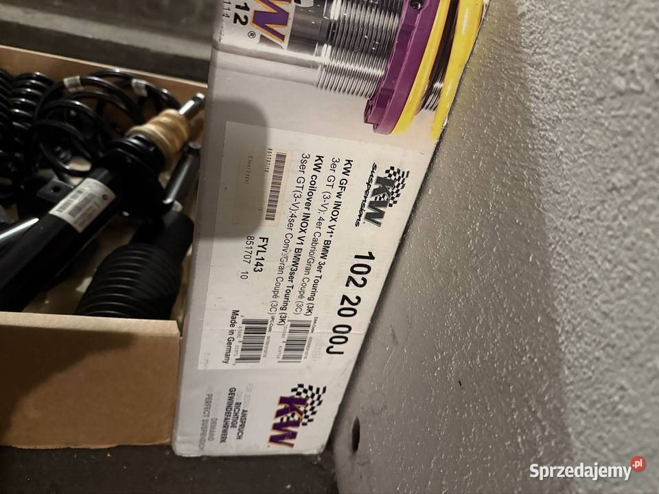 BMW 4 F36 Gran Coup zestaw Amortyzatorów