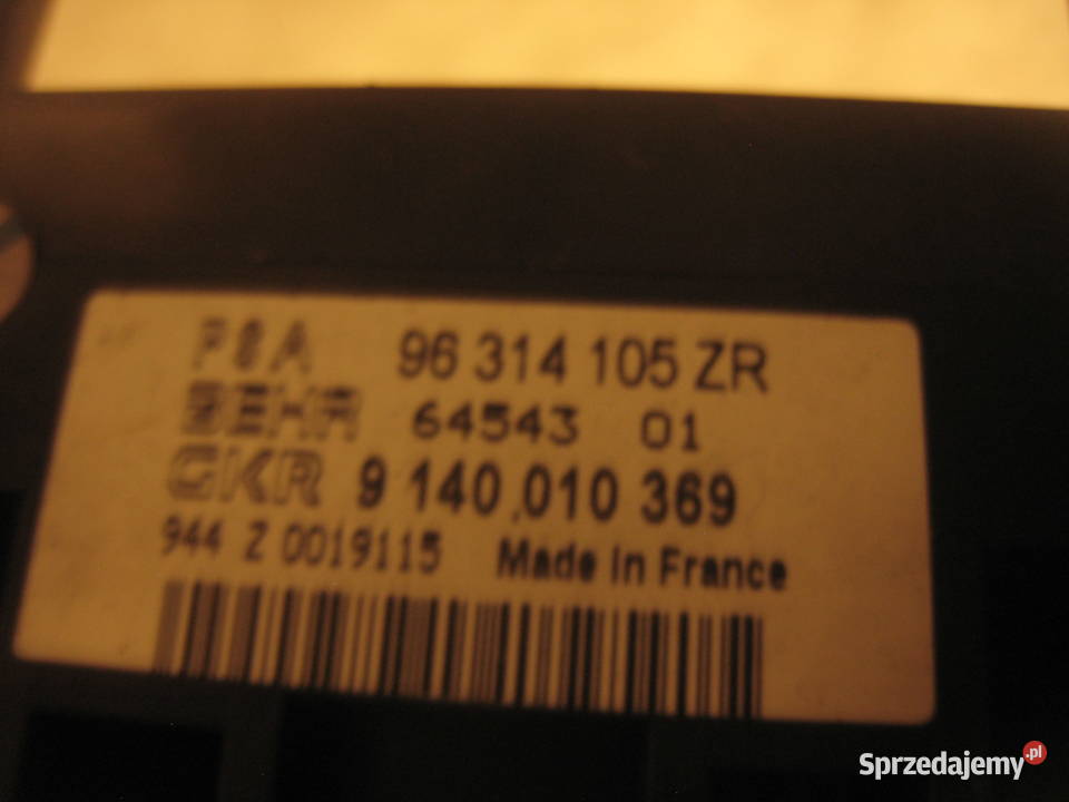 Panel sterowania nawiewów klimatyzacji automa Rok produkcji 2000 małopolskie Kraków sprzedam