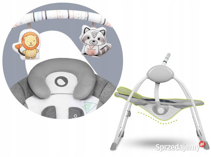 Leżaczek bujaczek melodie ZASILACZ Lionelo Ruben 0+ Dla niemowląt wielkopolskie Baranowo
