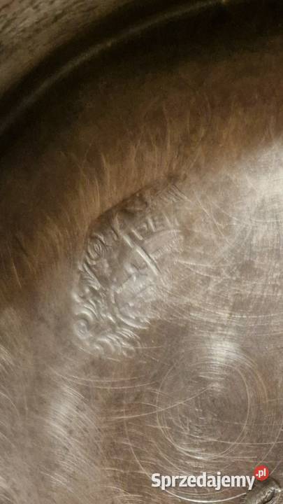 Stary DZBANEK secesyjny sygnowany metal Lublin sprzedam