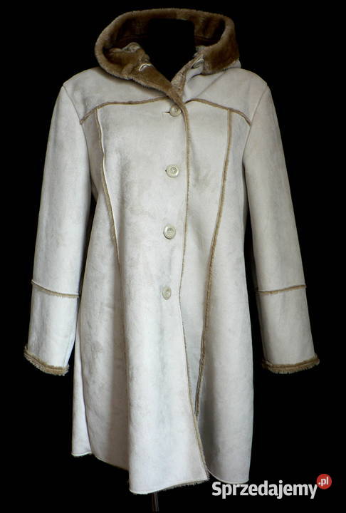 DINOZ oldschoolowy płaszczykeko kożuszek 44 Łódź sprzedam