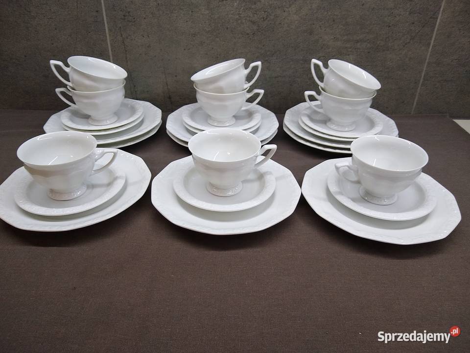 Zestaw filiżanka Rosenthal Biała Maria Classic wielkopolskie