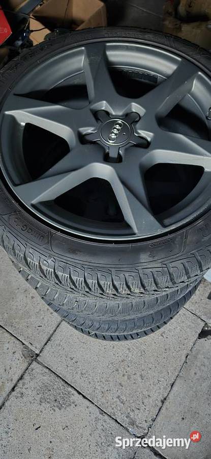 koła zimowe ALU 5x112 75J17 ET45 2254517 8mm Samochodowe Opony i felgi Bełchatów